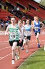 Mens under-17s 3000 metres, North Eastern Track and Field Champs, Gateshead Stadium. Photo: David T. Hewitson/Sports for All Pics